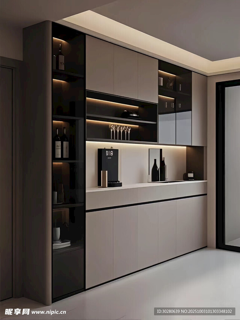 酒柜 餐边柜 玻璃柜 装饰柜 