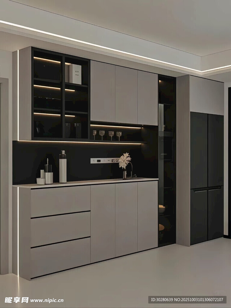 酒柜 餐边柜 玻璃柜 装饰柜 