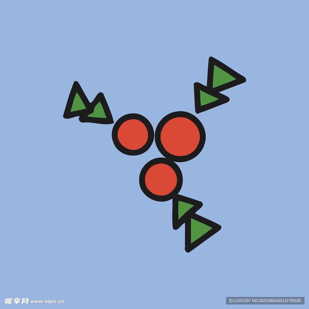 简约三角图案装饰元素