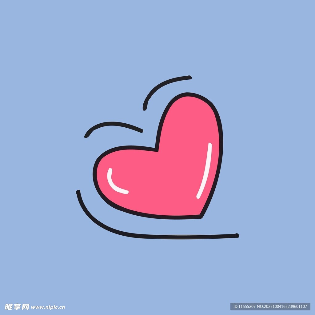 粉色爱心图标