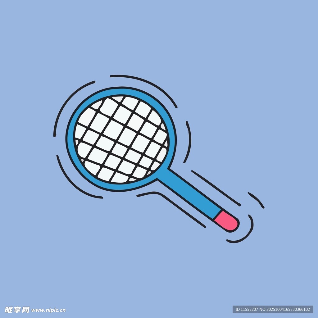 简约风格网球拍图标