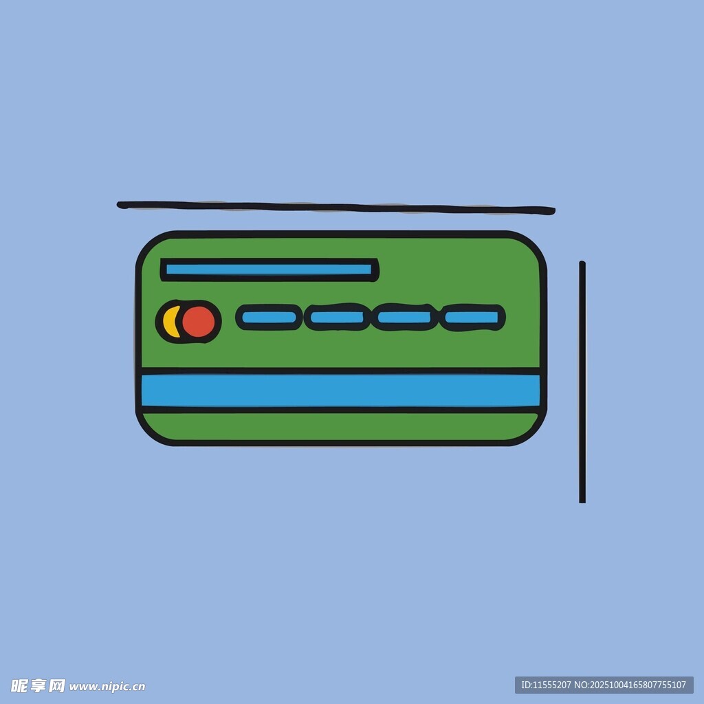 简约风格信用卡图标