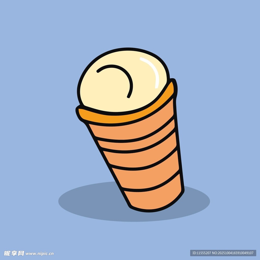 卡通冰淇淋甜筒