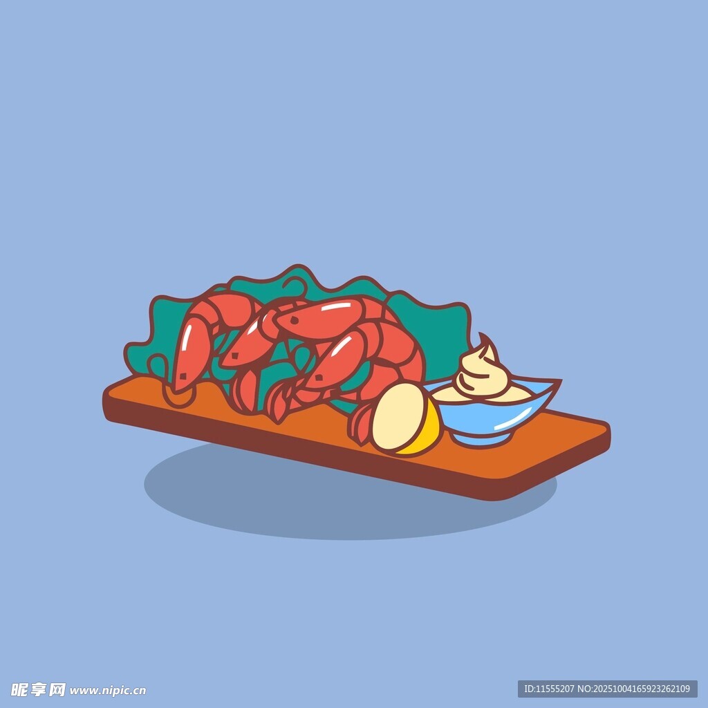 美味龙虾拼盘