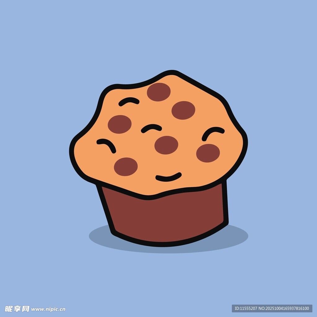 可爱笑脸松饼