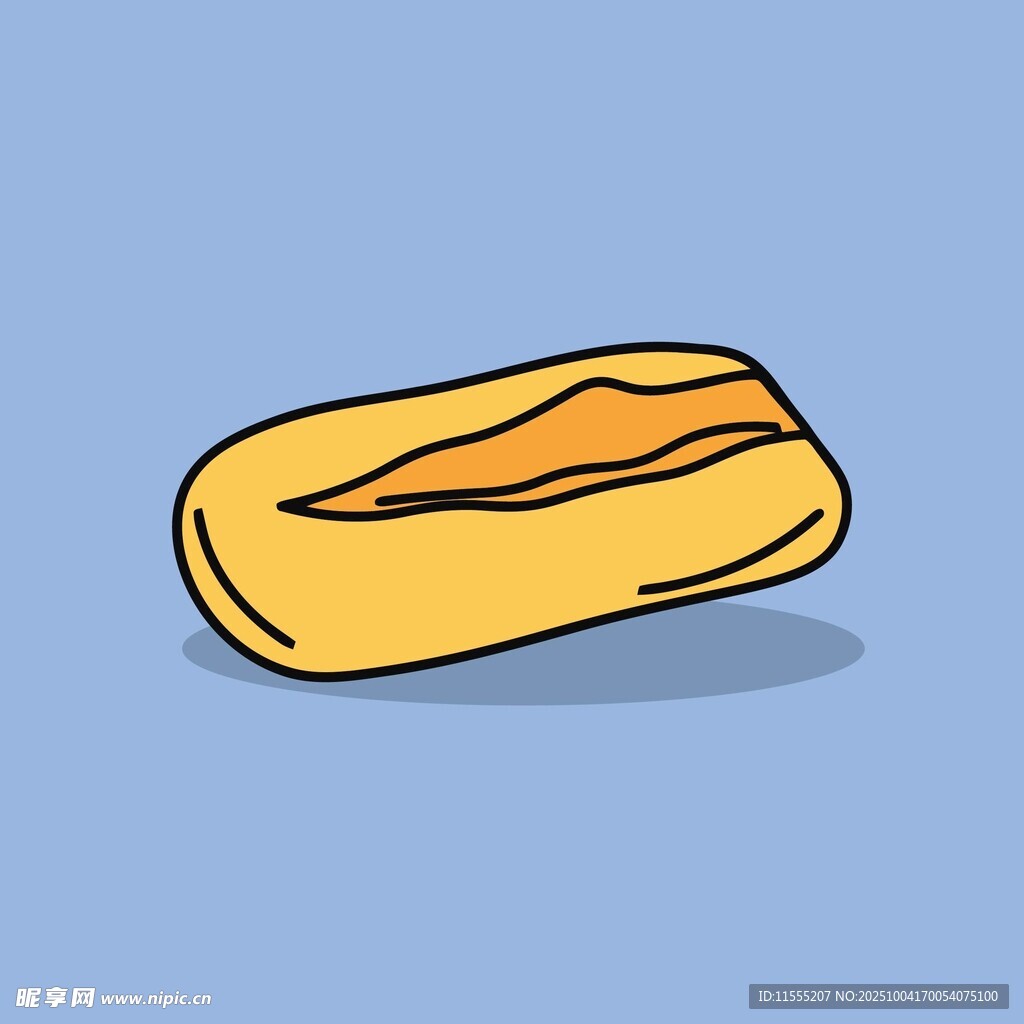 卡通热狗插画
