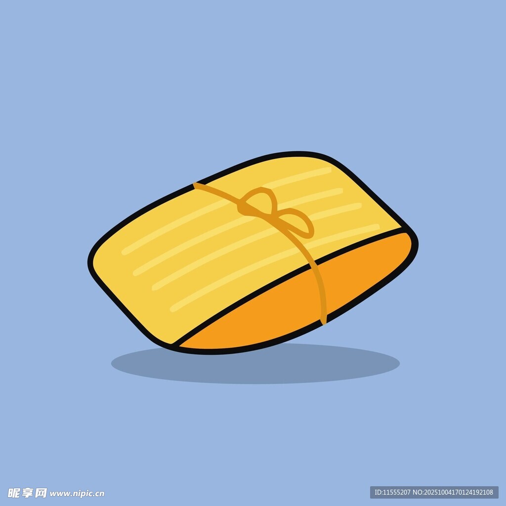 卡通风格的黄色奶酪