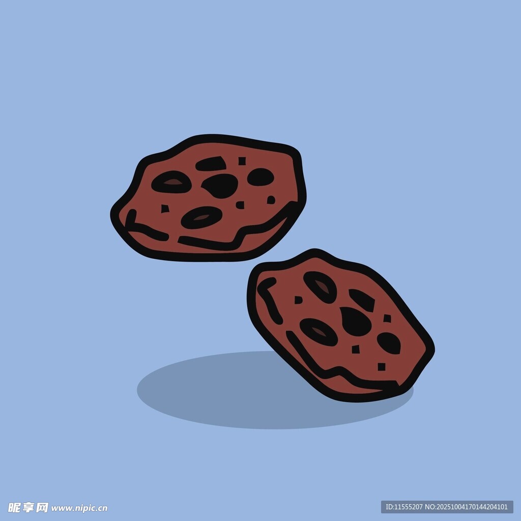 跳跃的巧克力饼干