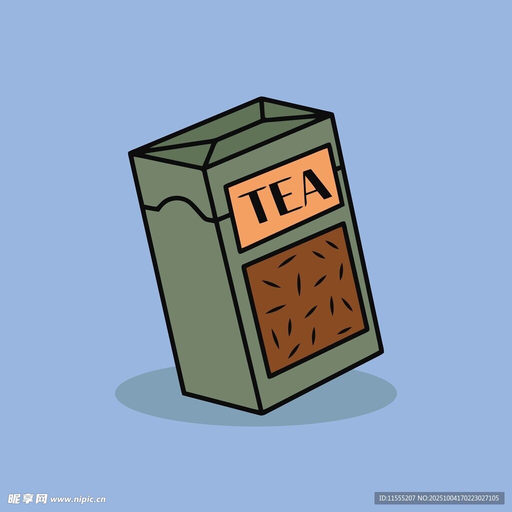 卡通风格的茶叶包装盒