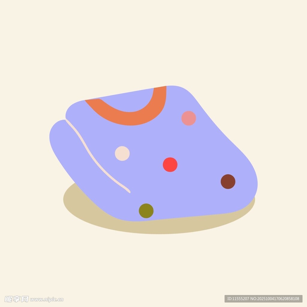 卡通风格多彩小物件