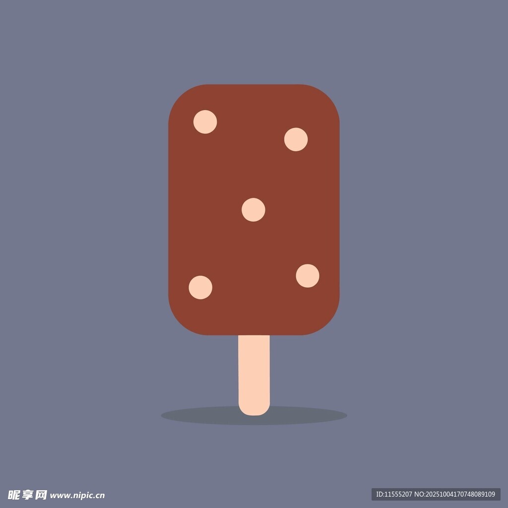 巧克力波点冰棍