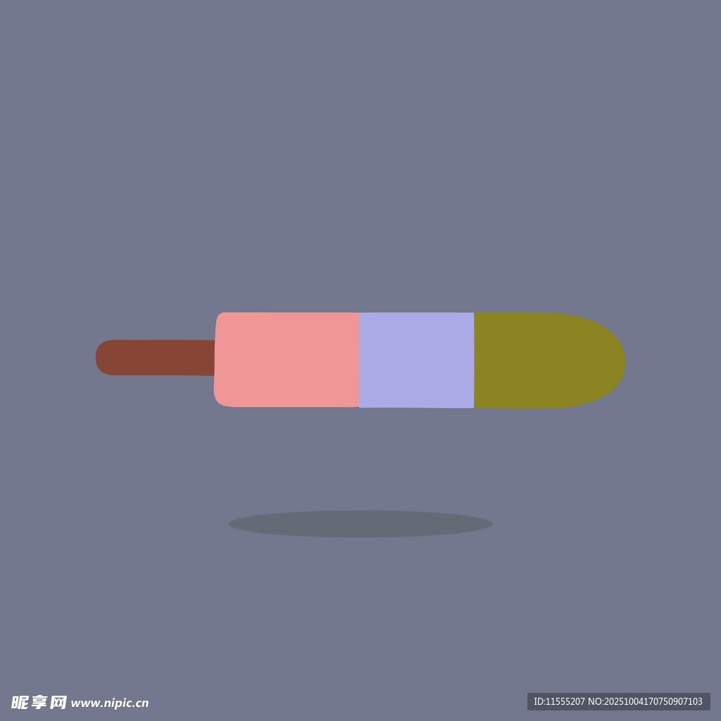 彩色冰棍插画