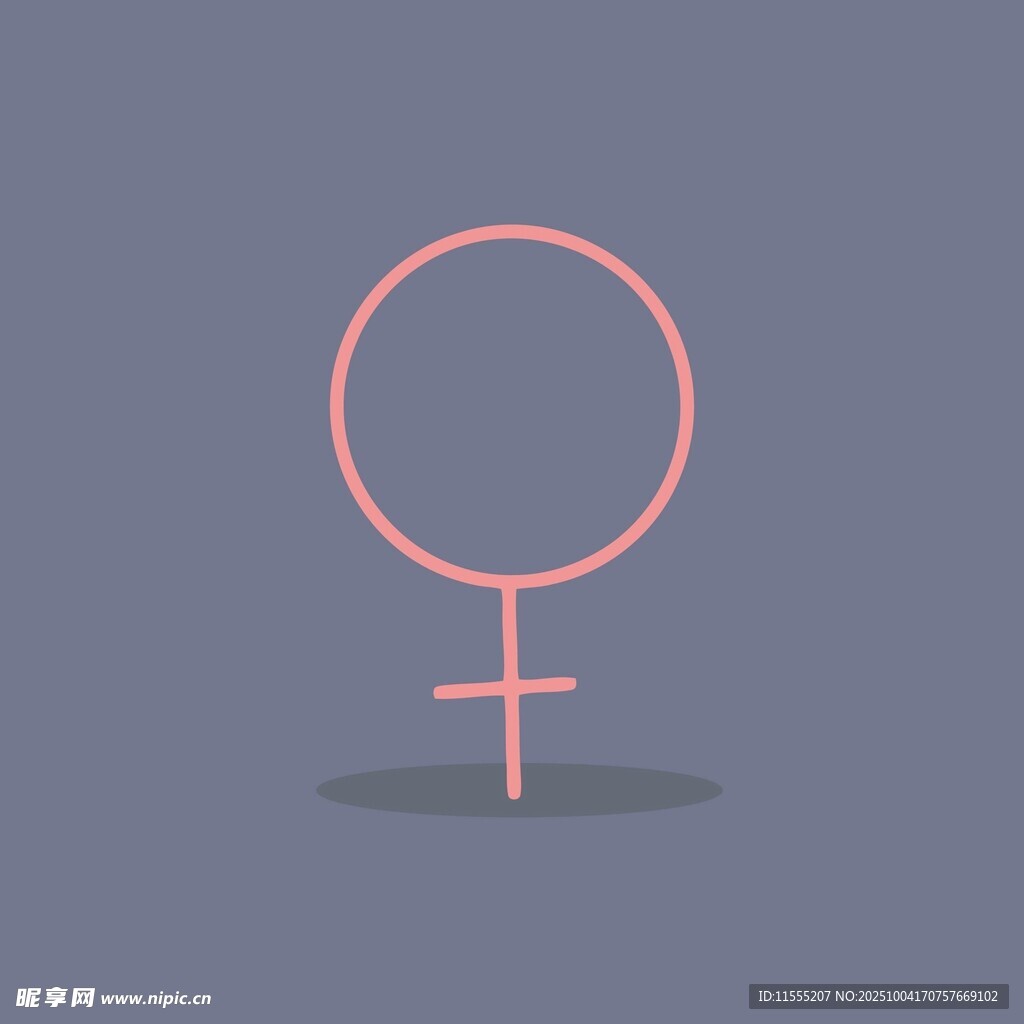 女性性别符号图标