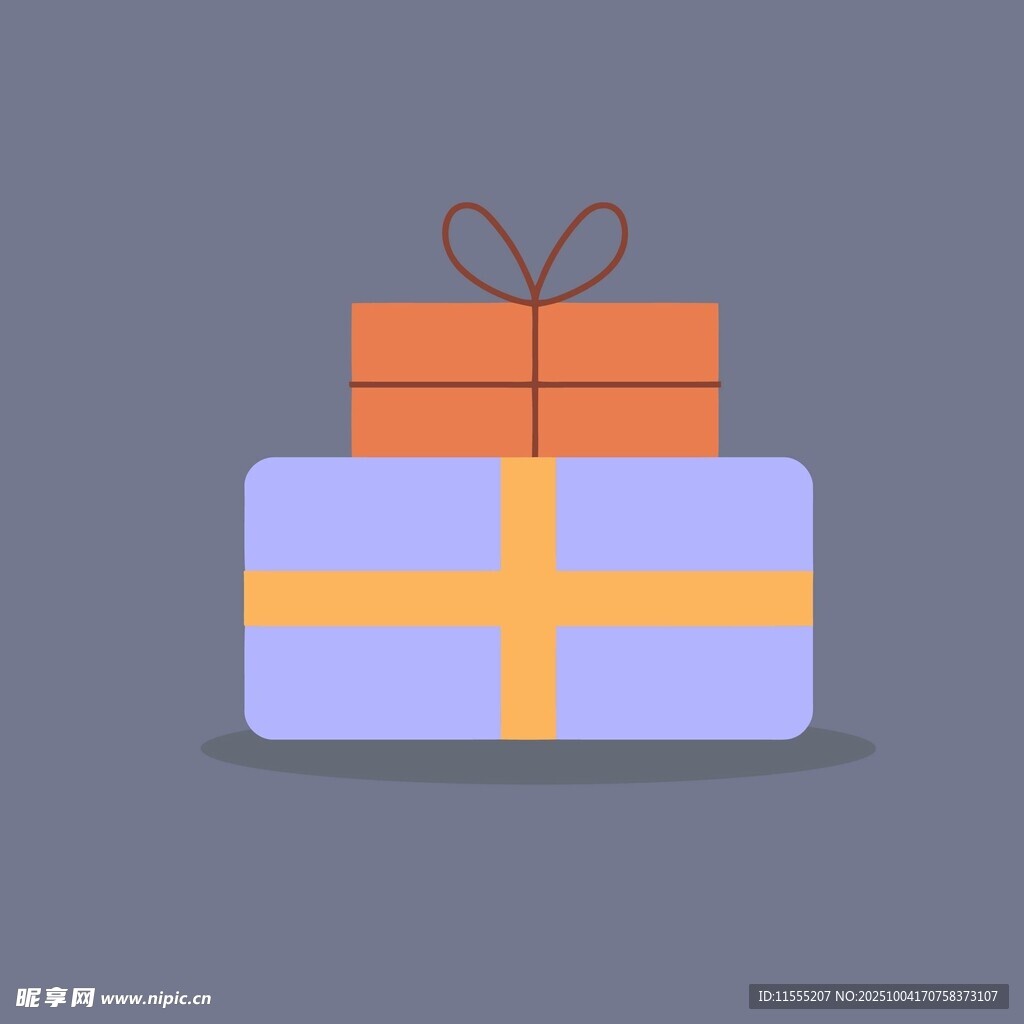 堆叠的精美礼物盒