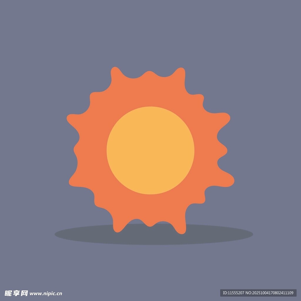 橙色齿轮图标
