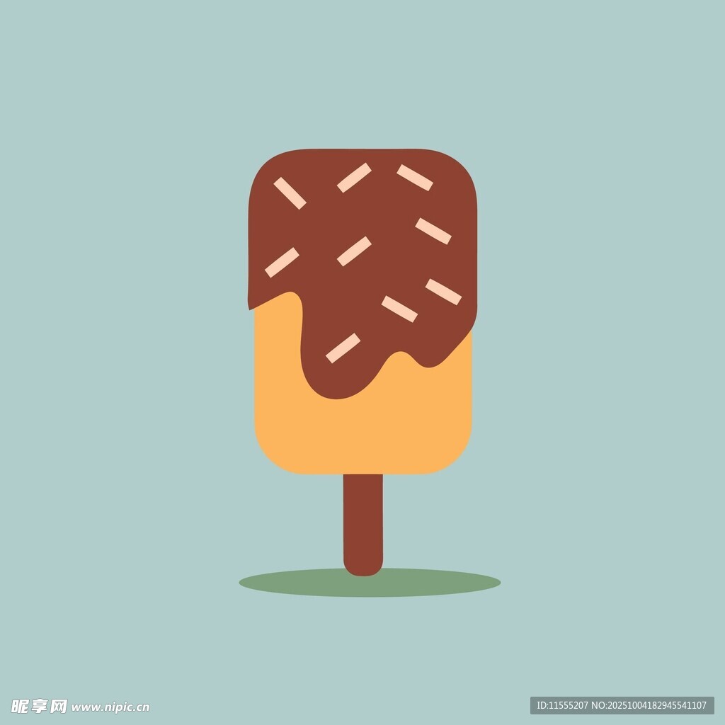 巧克力淋面冰淇淋