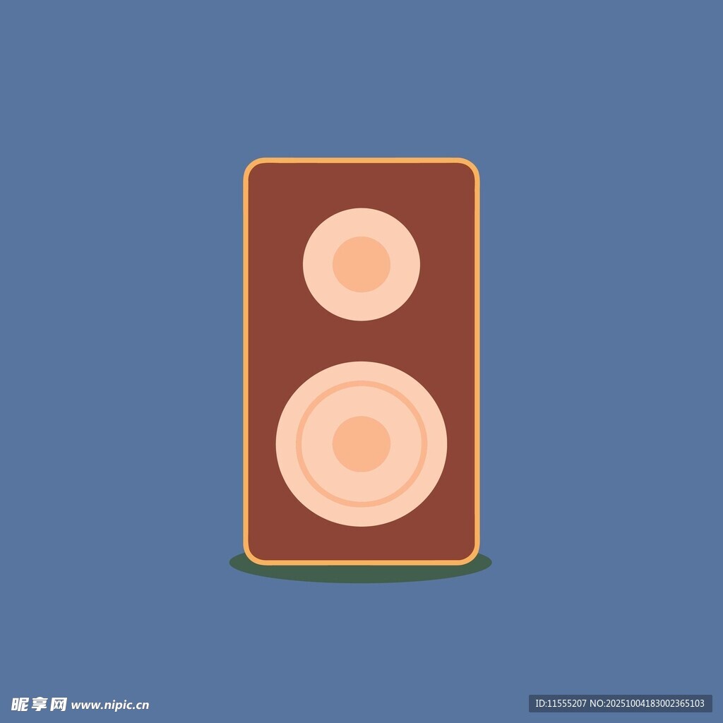 复古风格双喇叭音箱