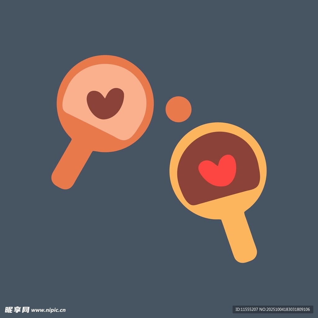 爱心放大镜图标设计