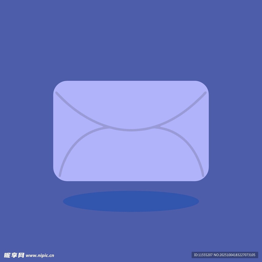 紫色信封图标