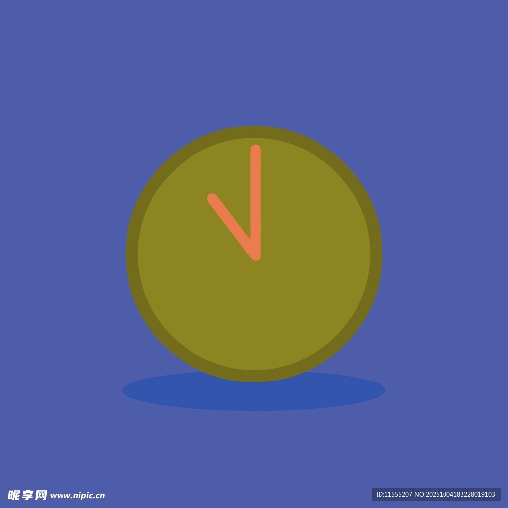 简约风格时钟图标