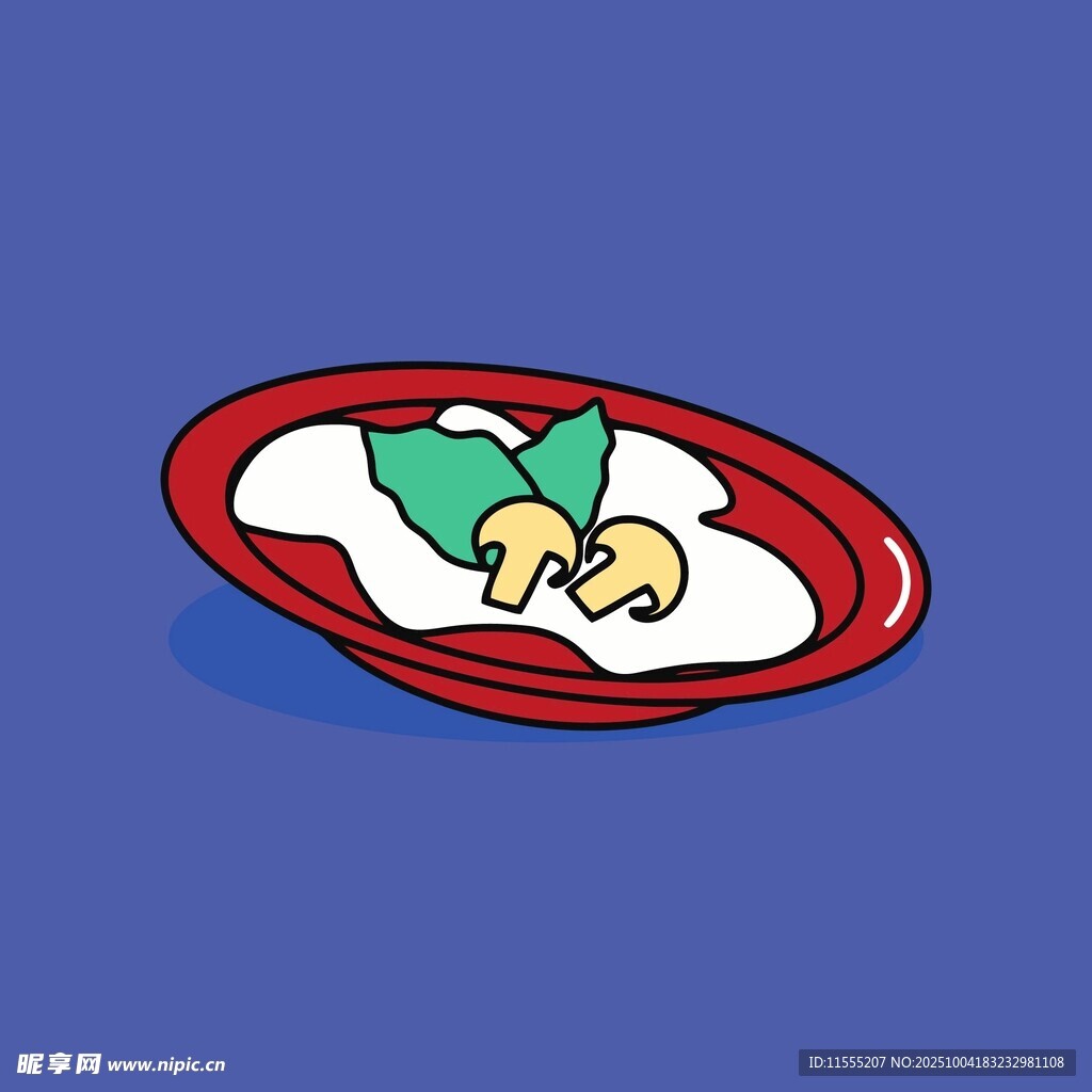 盘中美食清新摆盘