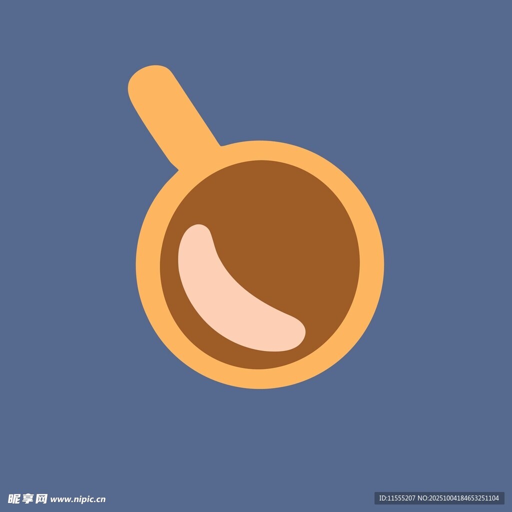 卡通风格的咖啡杯图标