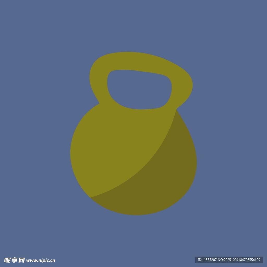 简约风格壶铃图标