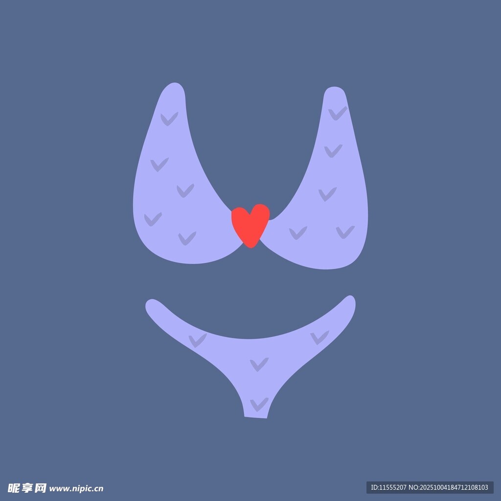 紫色波点女士内衣套装