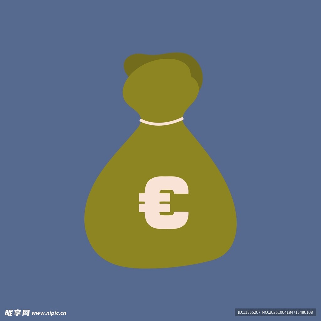欧元钱袋图标