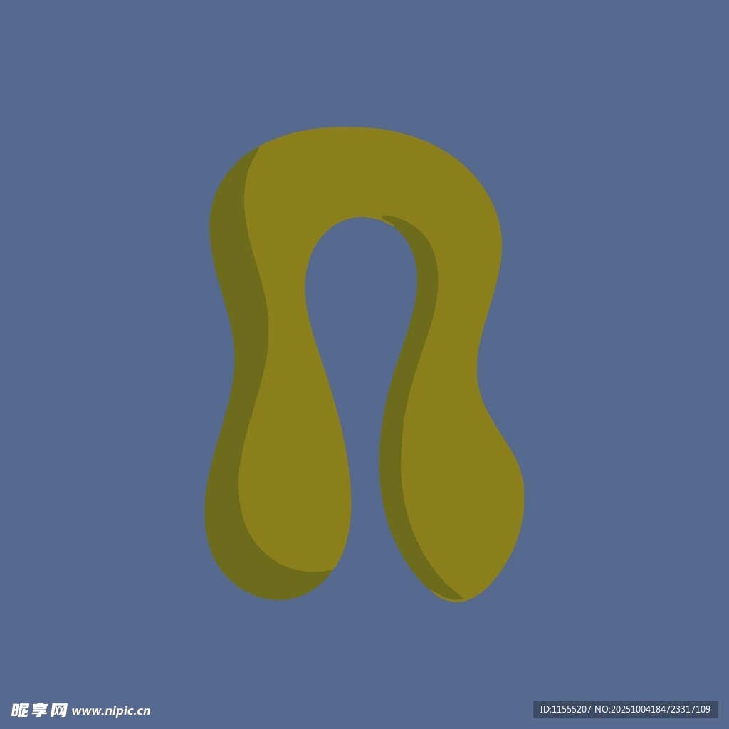 黄色抽象形状图标