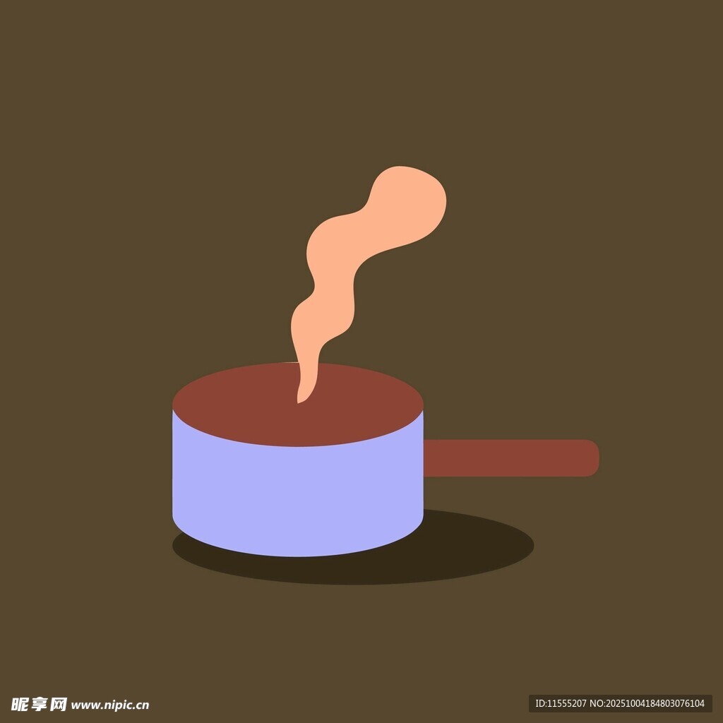 煮锅中热气升腾的画面