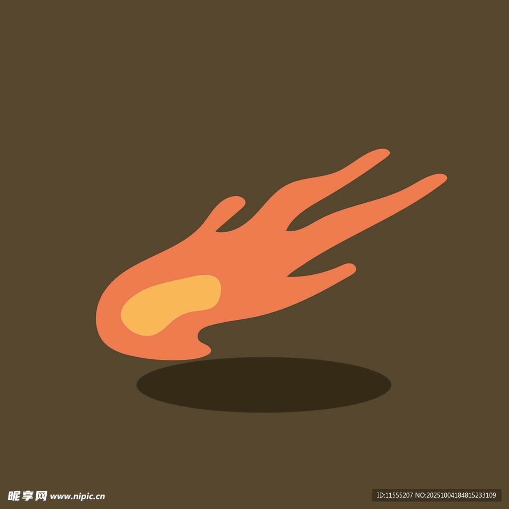 燃烧的火焰图标