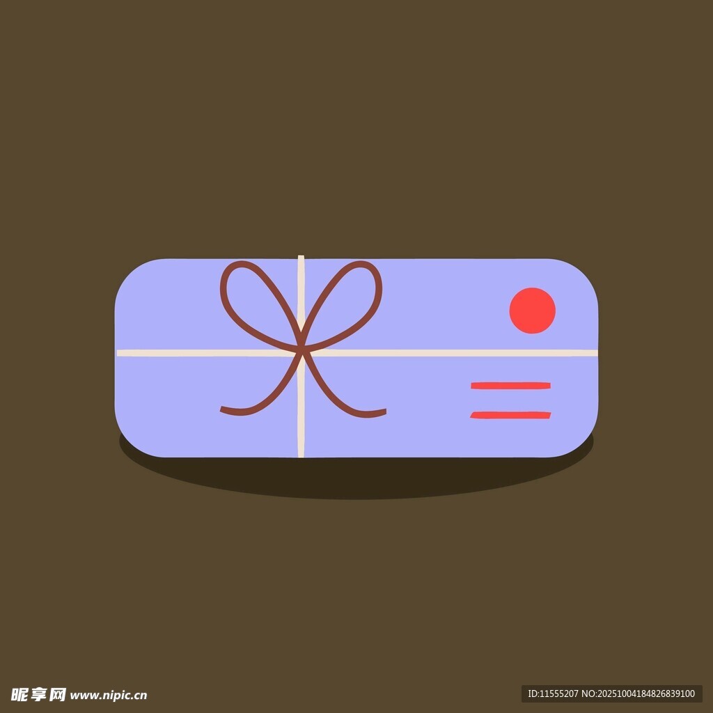 紫色礼品盒图标