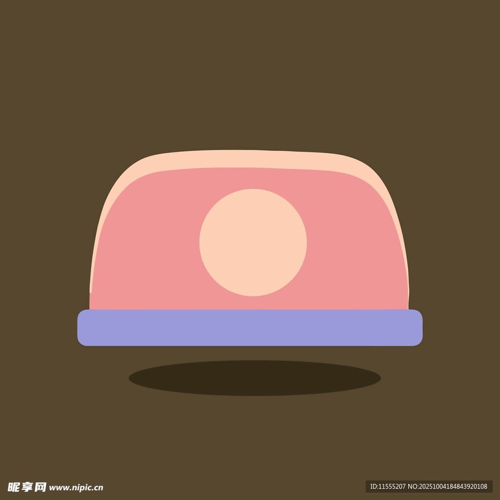 粉色简约电话图标