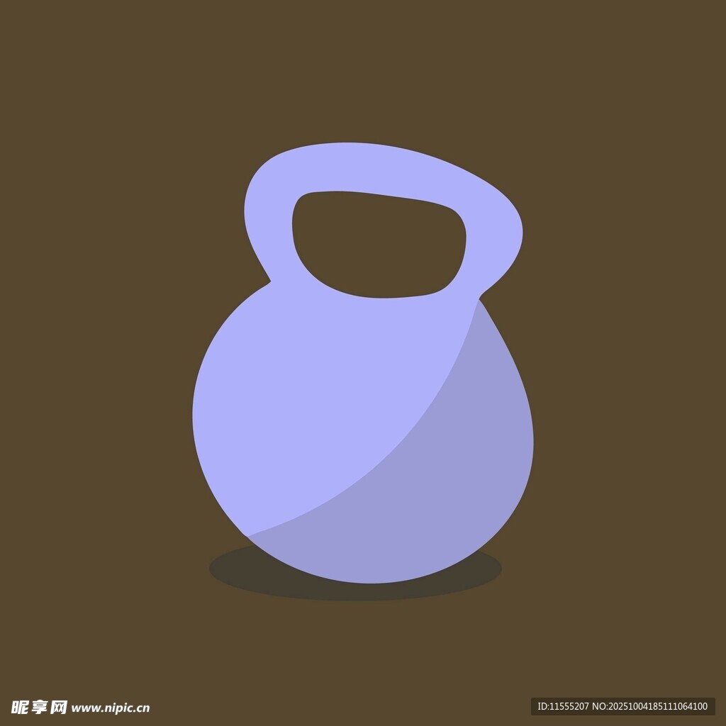 紫色壶铃图标
