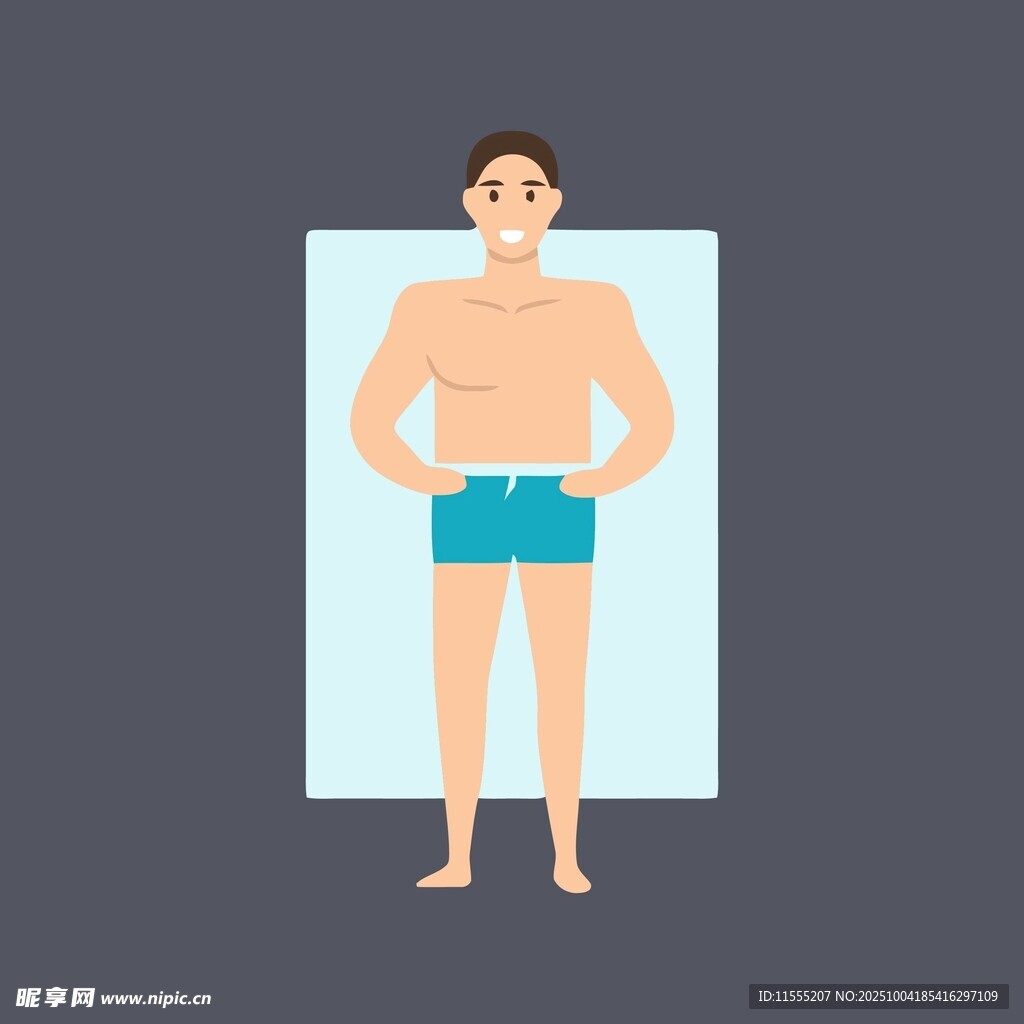 简约蓝色手提包设计图