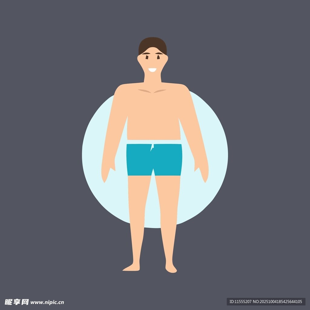 简约蓝色手提包设计图