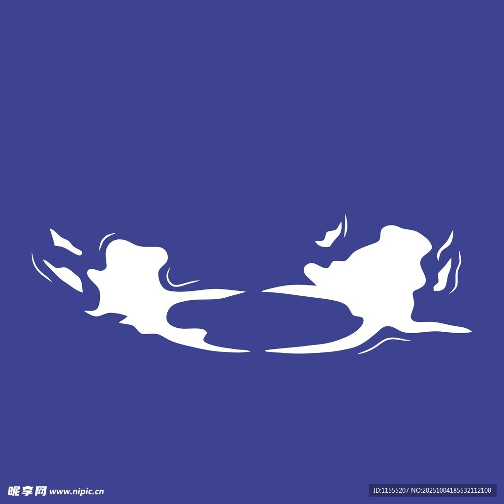 简约蓝色手提包设计图