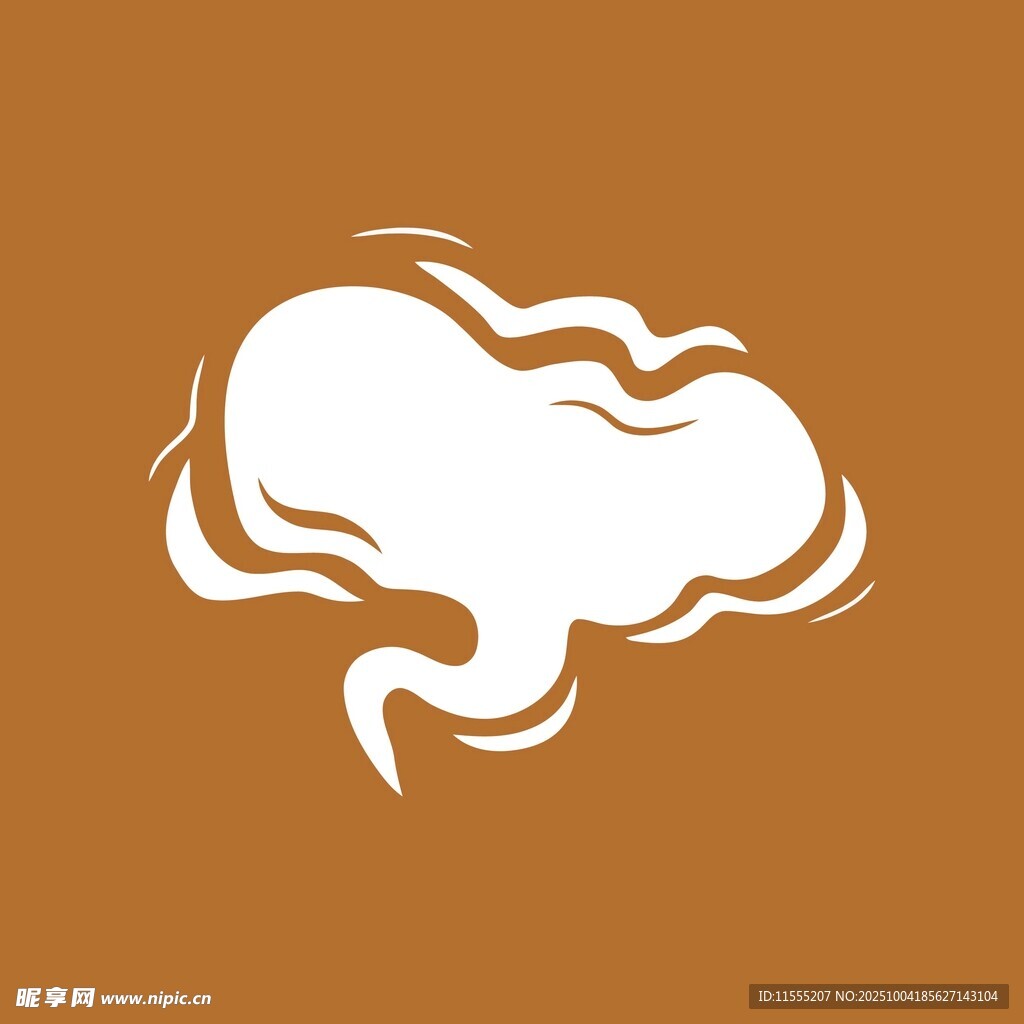 抽象大脑图案设计