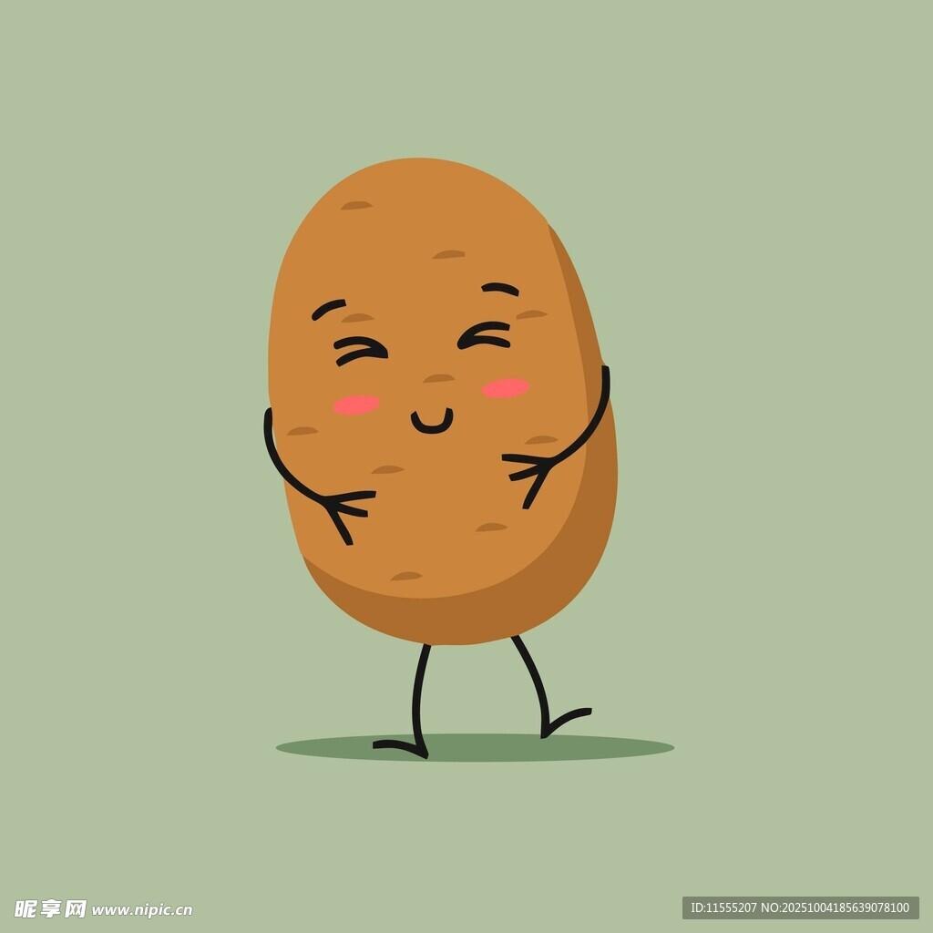 可爱土豆卡通形象