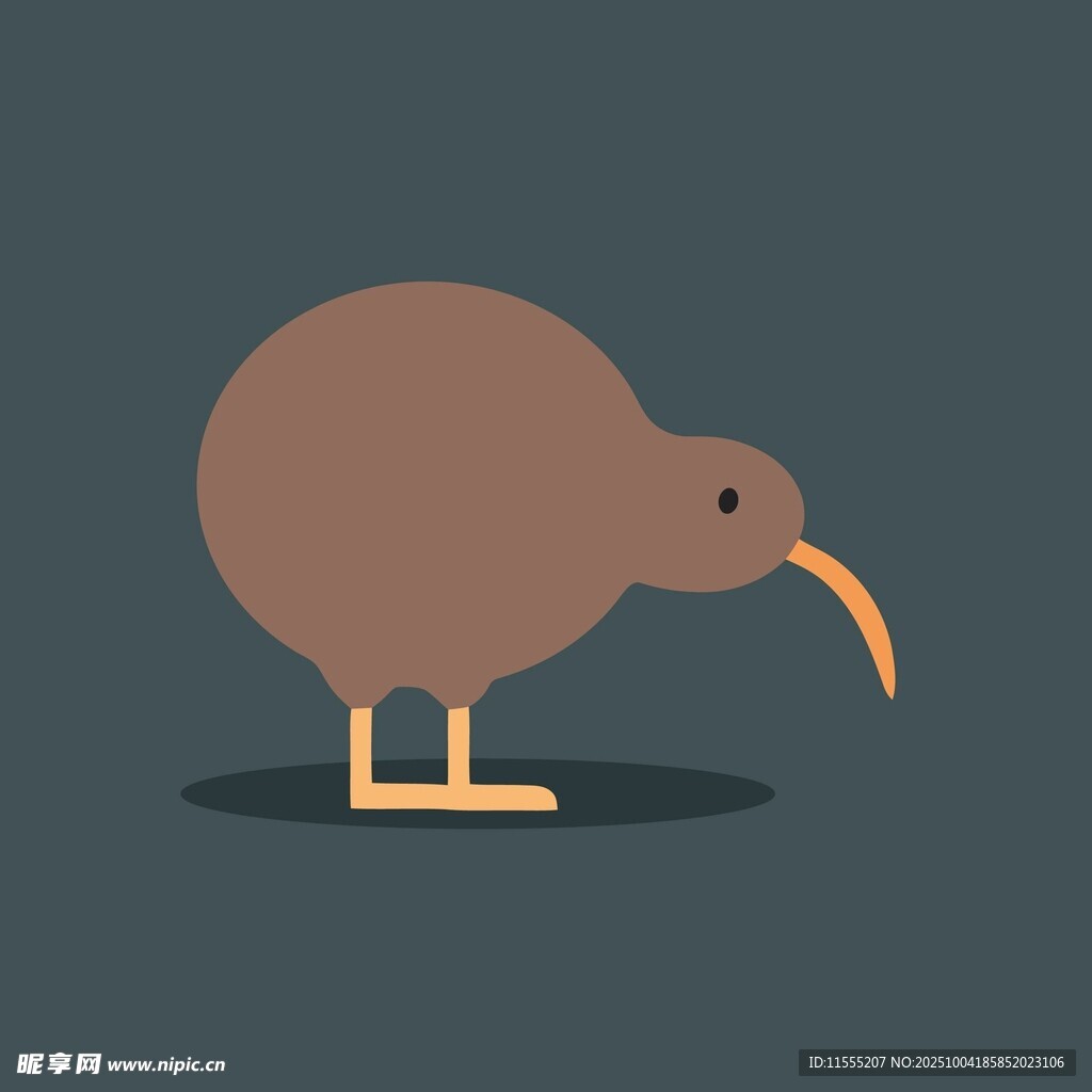 卡通奇异鸟形象