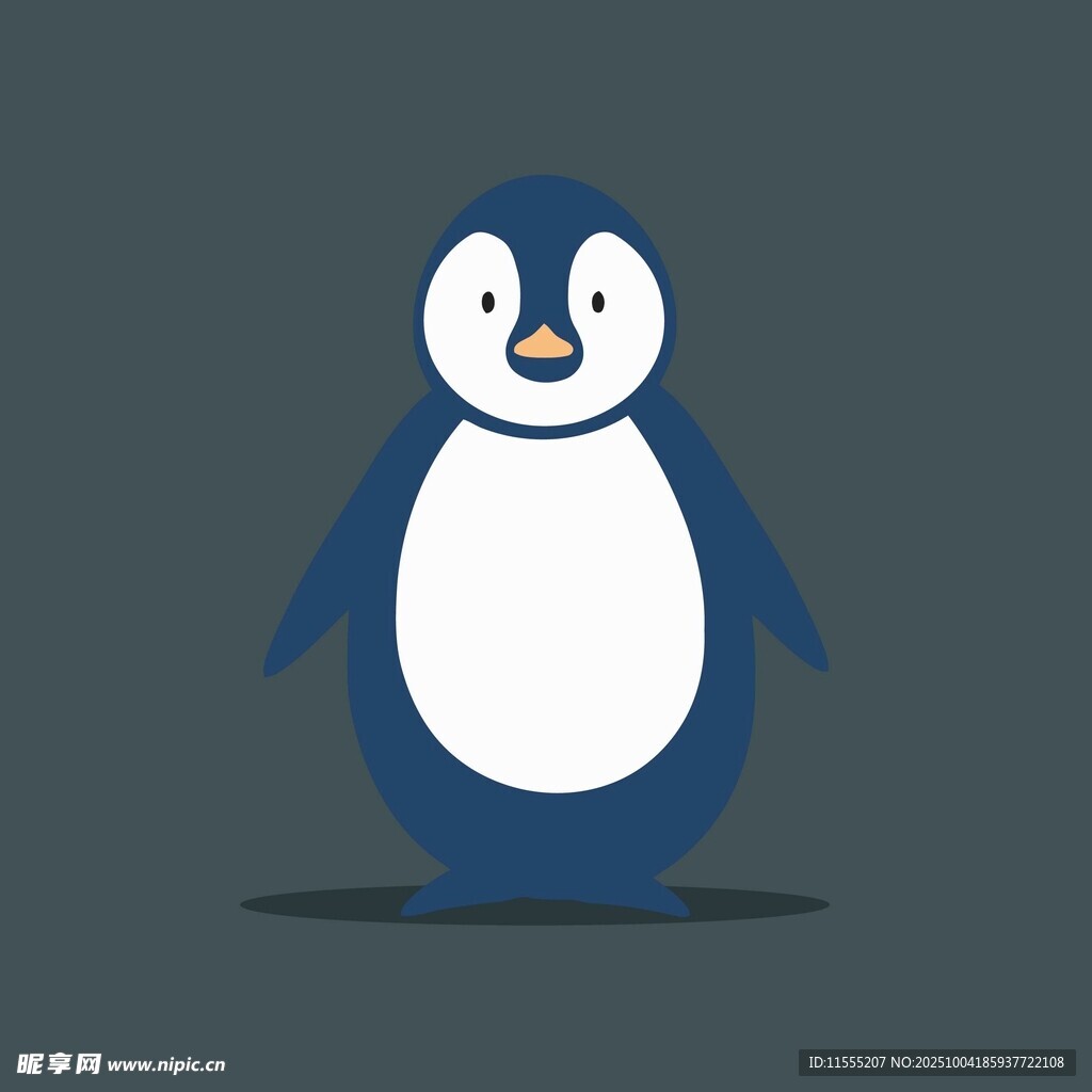可爱企鹅卡通形象