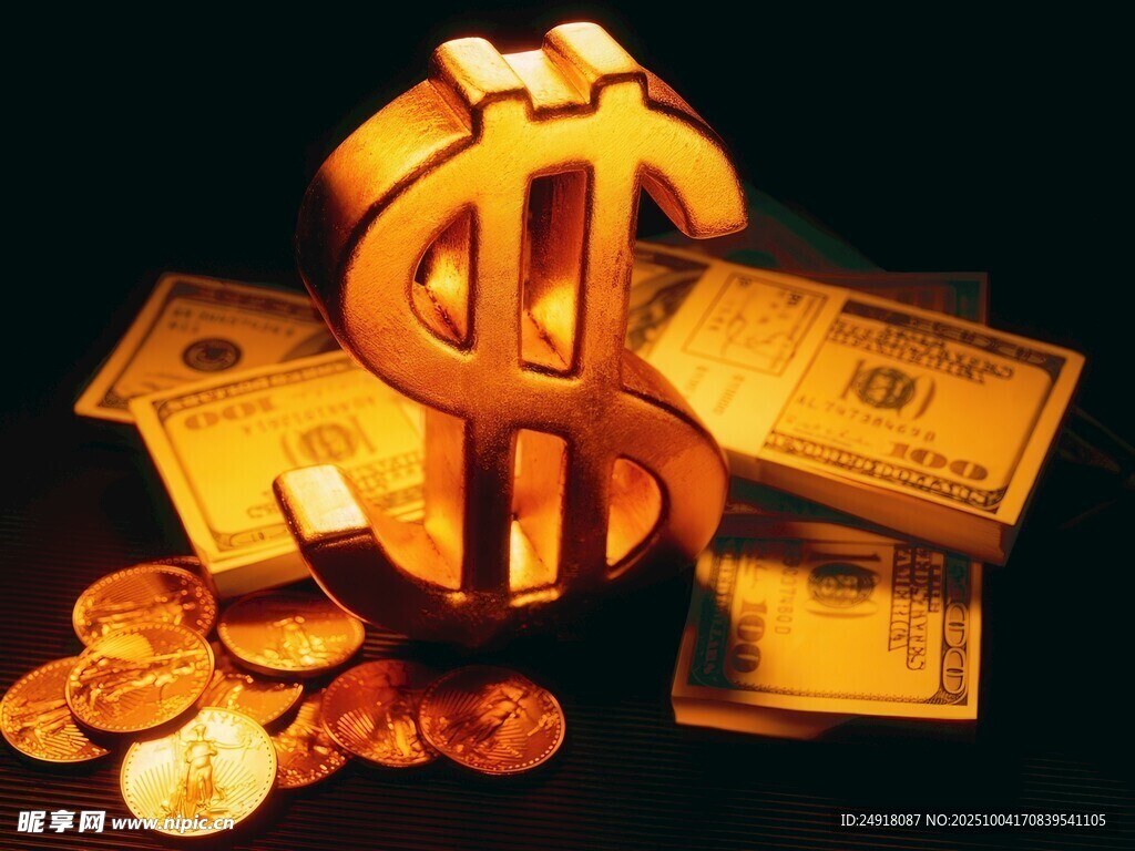 金钱背景 财富背景 货币海报