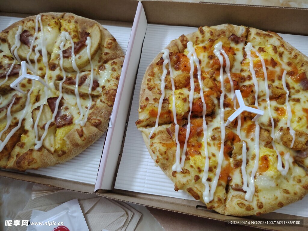 美味双拼披萨
