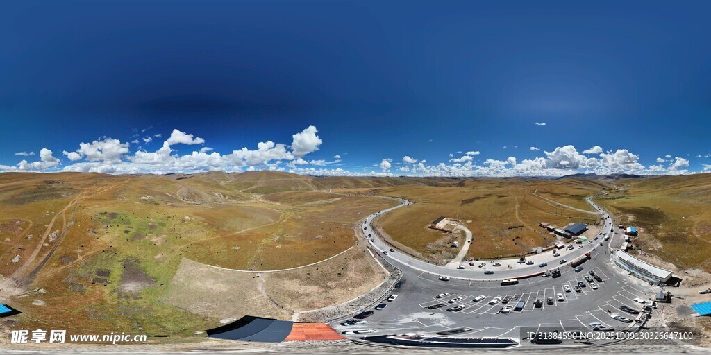 壮丽草原建筑景观