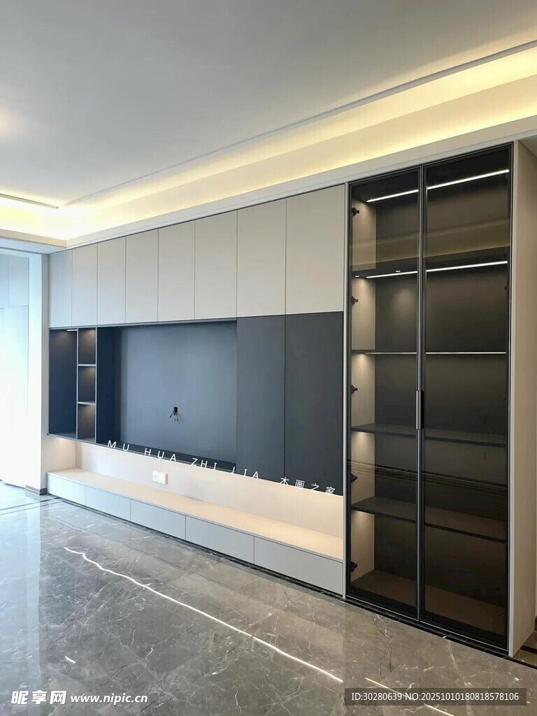 电视背景墙 客厅效果图 电视墙