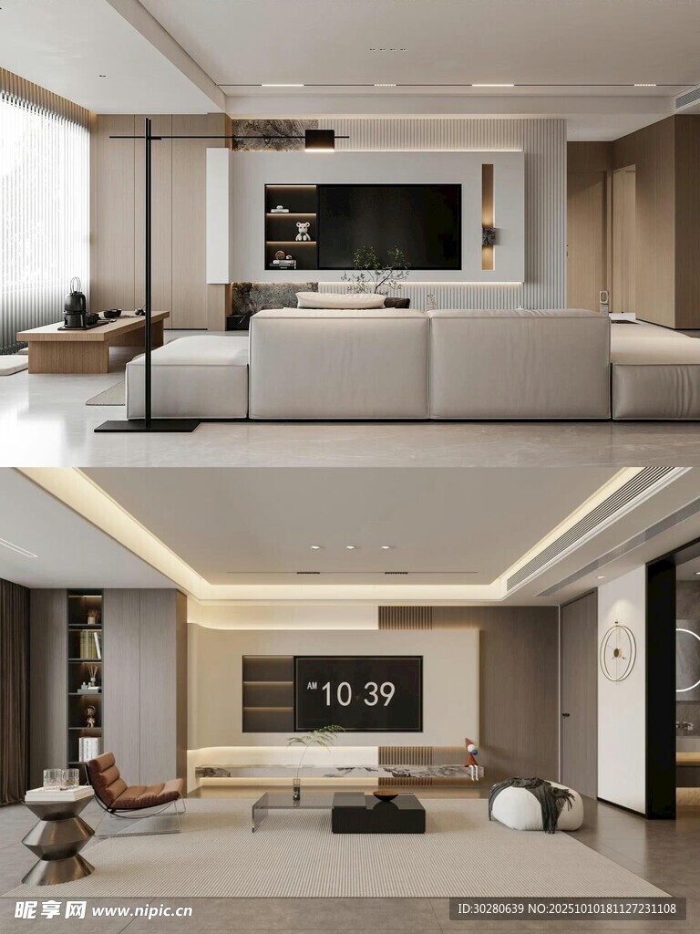 电视背景墙 客厅效果图 电视墙