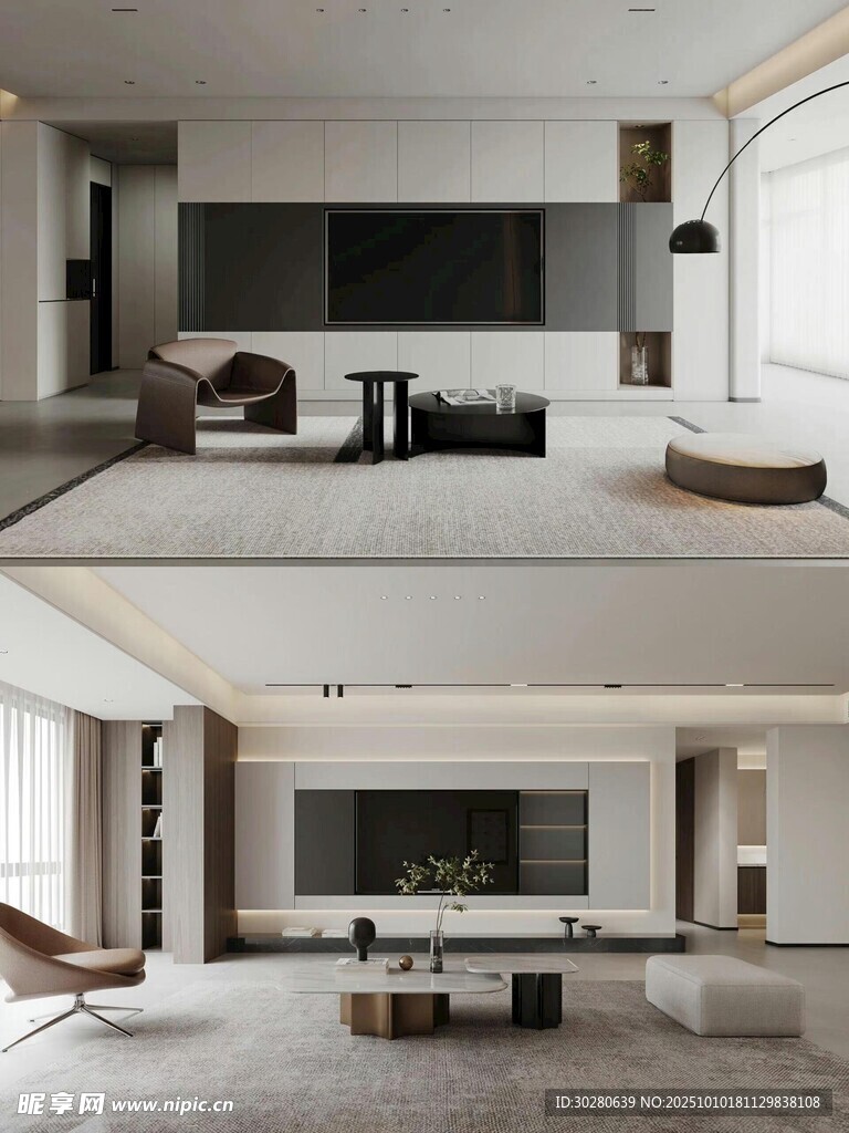 电视背景墙 客厅效果图 电视墙