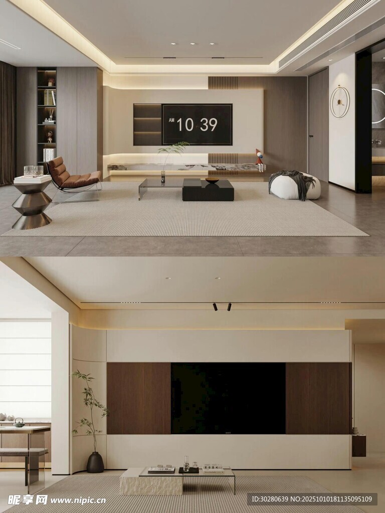 电视背景墙 客厅效果图 电视墙