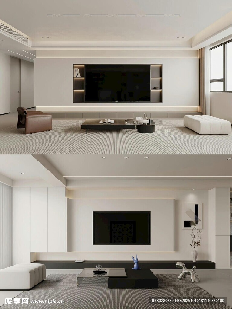 电视背景墙 客厅效果图 电视墙